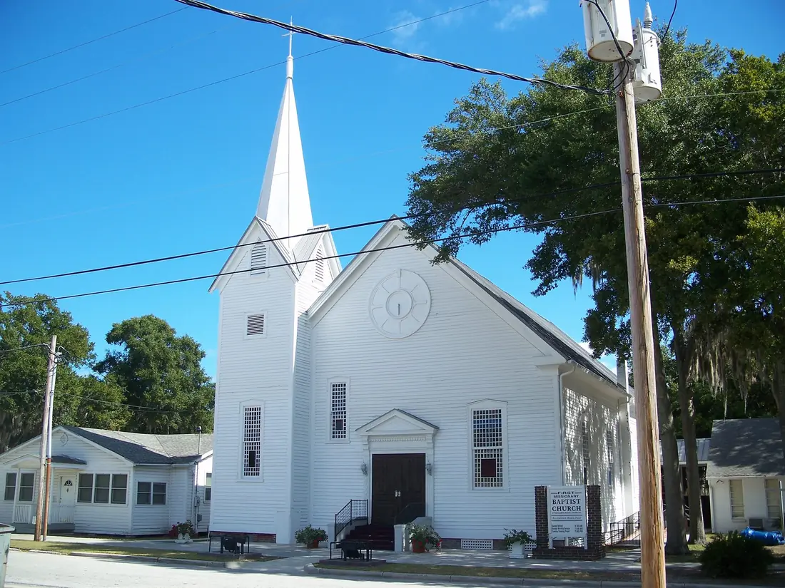 First Missionary Baptist Church seen from South 9th Street